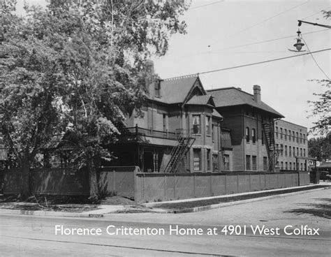 Original Florence Crittenton Home Located At 4901 W Colfax Denver
