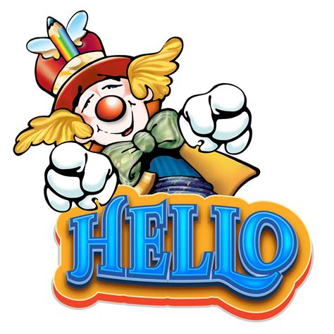 Hello Message Cartoon Greeting Png Picpng