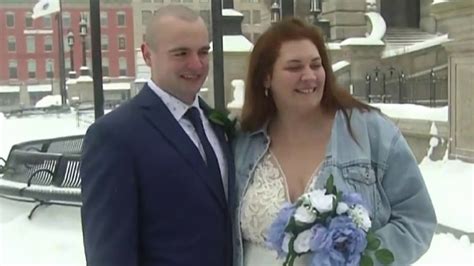 worcester couple gets married during winter storm nbc boston