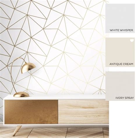 Zara Shimmer Metallic Wallpaper White Gold White And Gold Wallpaper