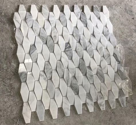 Marble Mosaic Floor Tile Geometric Pattern Marble Mosaic Wall And