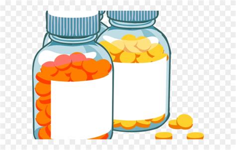 Potion bottle clip art black and white | 4th grade. Pills clipart medicine container, Pills medicine container ...