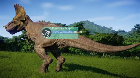 Tyrannosauroceratops T Rex Triceratops Hybrid Concept Jurassicworldevo Jurassic World