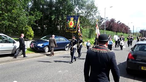 Newtownbutler Border Defenders Fermanagh Black Demonstration 4th