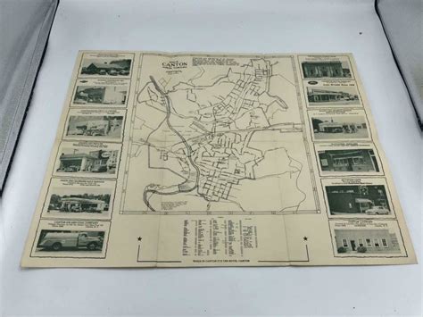 Service Station Map of Canton, North Carolina: (1953) | Caroliniana