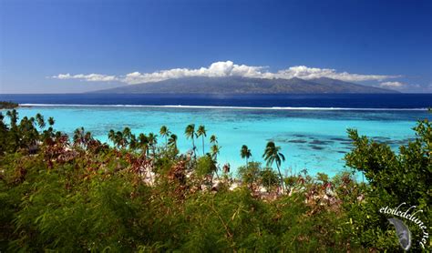Le Plus Beau Panorama De Tahiti Vu De Moorea Loasis De Nat Un
