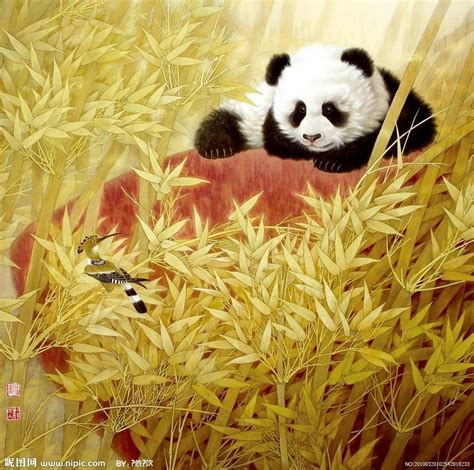 大熊猫设计图绘画书法文化艺术设计图库昵图网