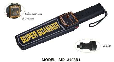 This professional hand held metal detector is widely used in important and public places like airports, industrial zones, government buildings, schools, hospitals, meeting places, sports and many other places for security use. Supplier for Hand Held Metal Detector MD-3003B1 in Singapore