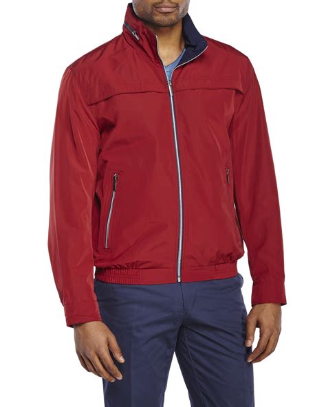 Lyst London Fog Cire Packable Jacket In Red For Men