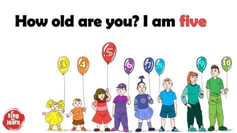 How old are you song in English for kids how old are youเนอหาท