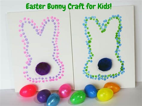 Easter Bunny Dot Art For Kids Teachable Mommy