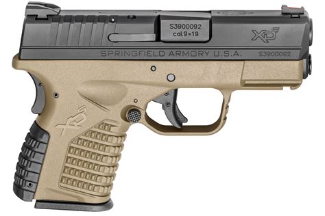 Springfield Xds 33 Single Stack 9mm Fde Essentials Vance Outdoors