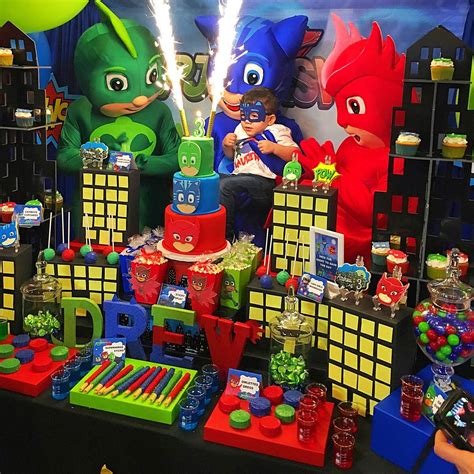 Pj Masks Birthday Party Ideas Photo 1 Of 6 Catch My Party