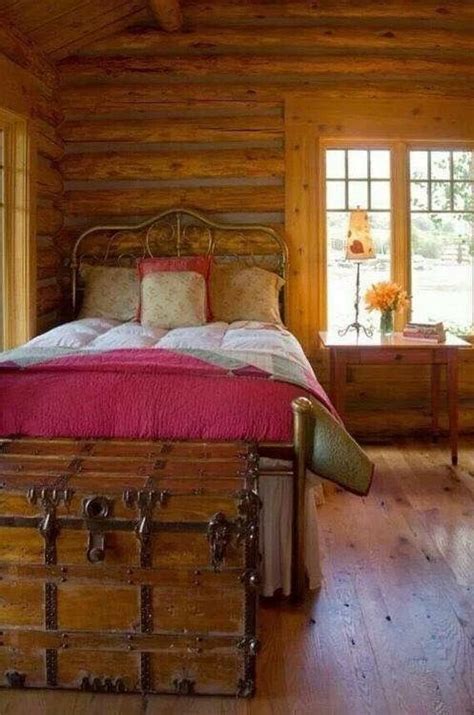 Pin By Dianne Ayers On Pink Things And Yellow Things Cabin Bedroom