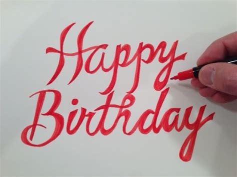 How to make a paper envelope envelope making with paper at home. How to Draw Happy Birthday in Fancy Cursive - Part 1 of 3 ...