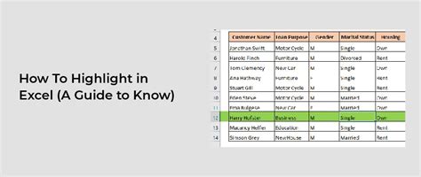 How To Highlight In Excel A Guide To Know