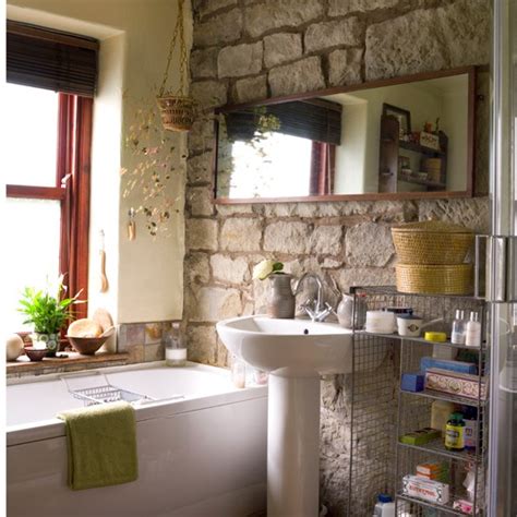 Natural stone bathroom | housetohome.co.uk