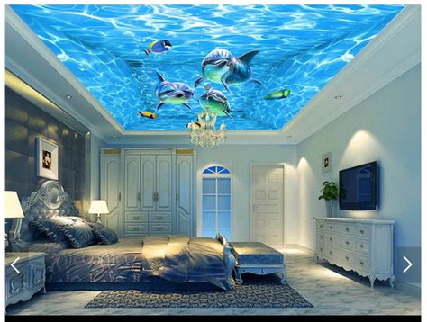 3d Wallpaper Custom 3d Ceiling Wallpaper Murals Beautiful