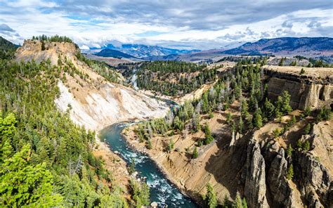 Download Wallpapers Yellowstone River Mountain River