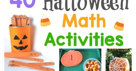 40 Halloween Math Activities School Time Snippets