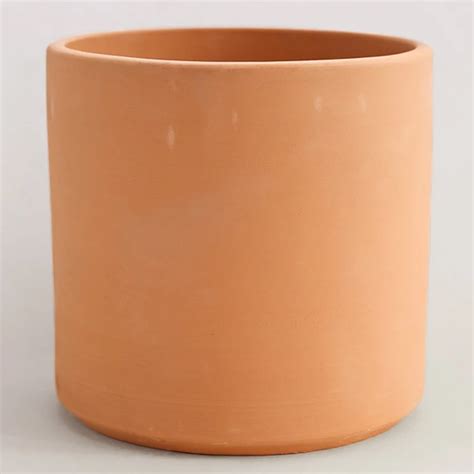 Deep Cylinder Pot Terracotta Terracotta Pots Large Terracotta Pots
