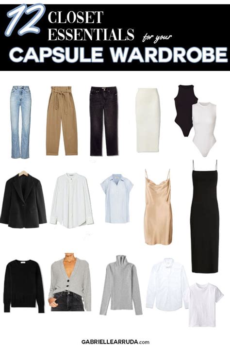 12 Capsule Wardrobe Essentials You Need For Endless Outfits Gabrielle