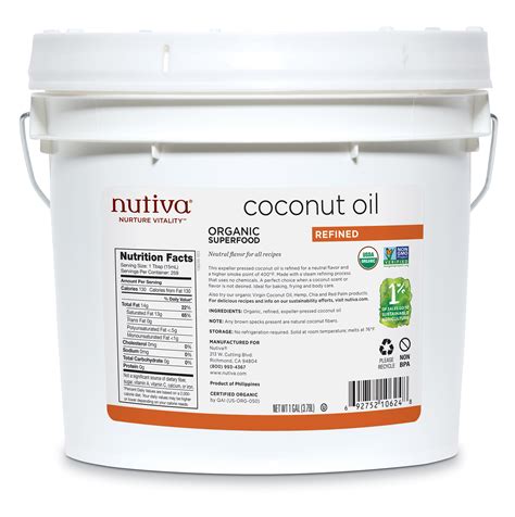 Now i have to figure out how to break down the coconut oil and get it out of there or else we have to spend $500 to get it pumped out. Nutiva Organic, Neutral Tasting, Steam Refined Coconut Oil ...