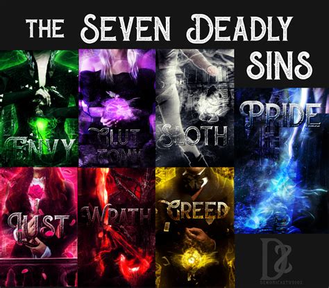 The Seven Deadly Sins By Demonicastudios15 On Deviantart