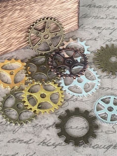 Steampunk Gears Cog Parts For Altered Art Jewelry Watch Clock Etsy