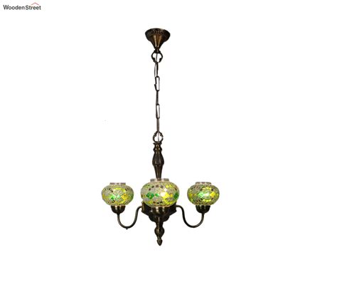 Buy Elusive Antique Brass Aluminium Chandeliers Lights Without Bulb