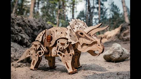 Ewa Eco Wood Art Adult Hobby Kit Animal Miniature Diy Craft Set
