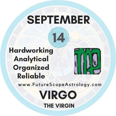 September 14 Zodiac Virgo Birthday Personality Zodiac Sign