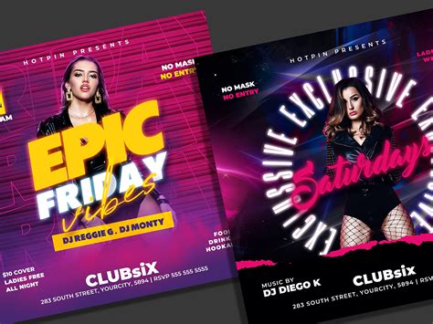 Night Club Flyer Bundle Template By Hotpin On Dribbble