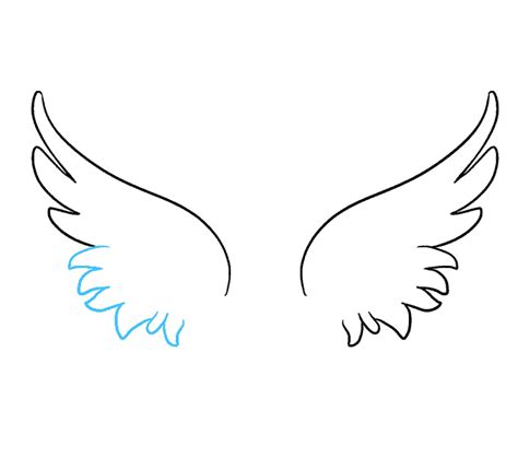How To Draw Angel Wings In A Few Easy Steps Easy Drawing