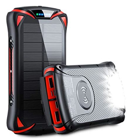 The 20,000mah solar power bank supply meets all your needs. Aikove Wireless Powerbank 10W 30000mAh PD 18W Solar Power ...