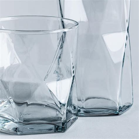 Libbey Tumbler And Rocks Rhombus Combo Set Of 16 Clear Kitchen Stuff Plus