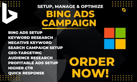 Setup Manage Optimize Your Microsoft Bing Ads Campaign By Benedict