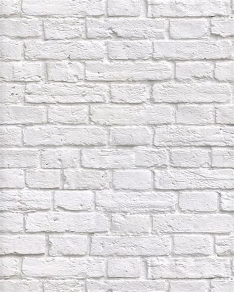 Kemra Soft White Bricks Kem035w Weiße Ziegel Tapete Ziegel