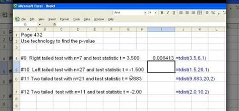 How To Find A P Value With Excel Microsoft Office Wonderhowto