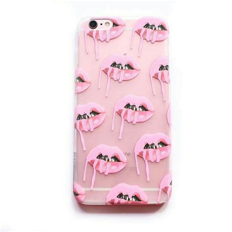 Frosted Pink Lips Iphone Case Also Available In Blue The Kylie Jenner Shop Iphone Phone