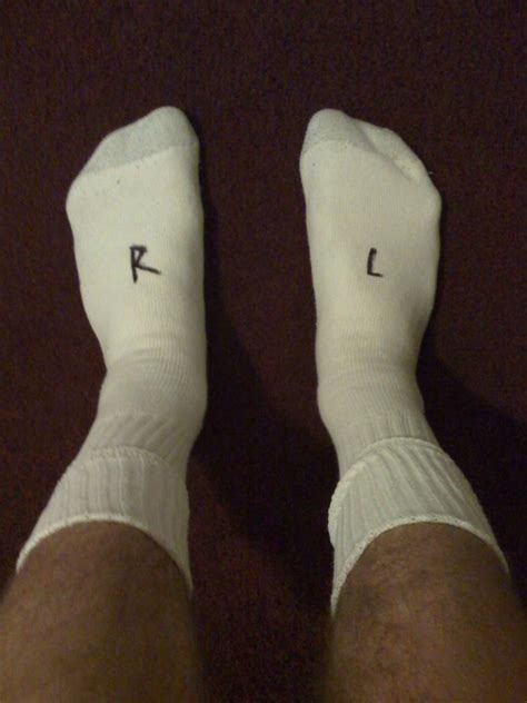 my socks are on the wrong feet