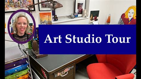 Art Studio Tour Welcome To My Creative Space Youtube