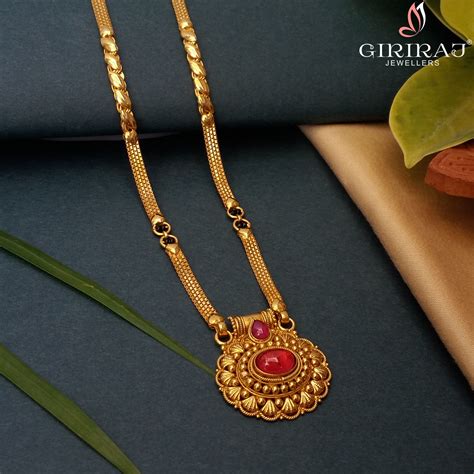 Buy 22k Gold Mangalsutra Online At Giriraj Jewellers Gold Fashion