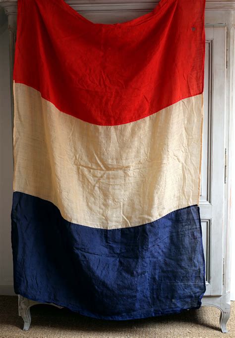 Huge Antique French Flag Old Tricolore Wwi World War 1 Banner Etsy