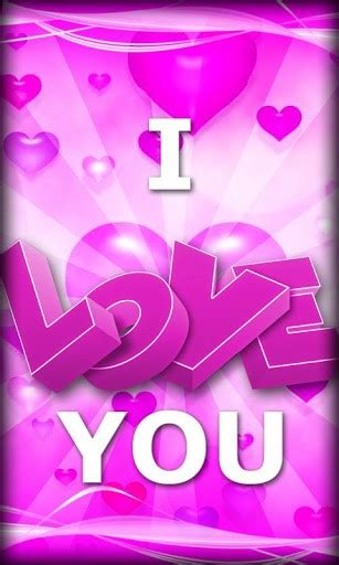 Free Download View Bigger Pink I Love You Live Wallpaper For Android