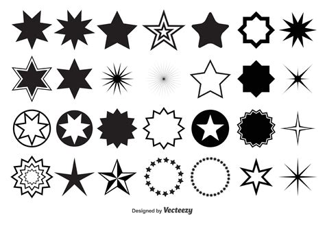Vector Star Shapes Download Free Vector Art Stock Graphics And Images