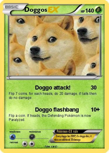 Pokémon Doggos Doggo Attack My Pokemon Card