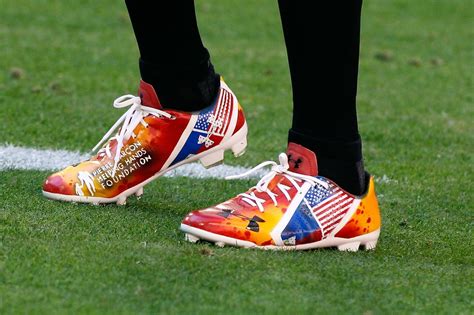 Check Out The Custom Cleats Nfl Players Are Wearing This Weekend Nfl Players Cleats Nfl
