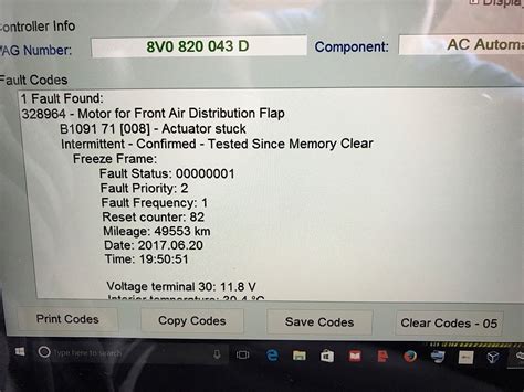 The auto repair's diagnosis time and labor rates. VCDS Fault Code - MY14 Audi S3 Saloon | Audi-Sport.net