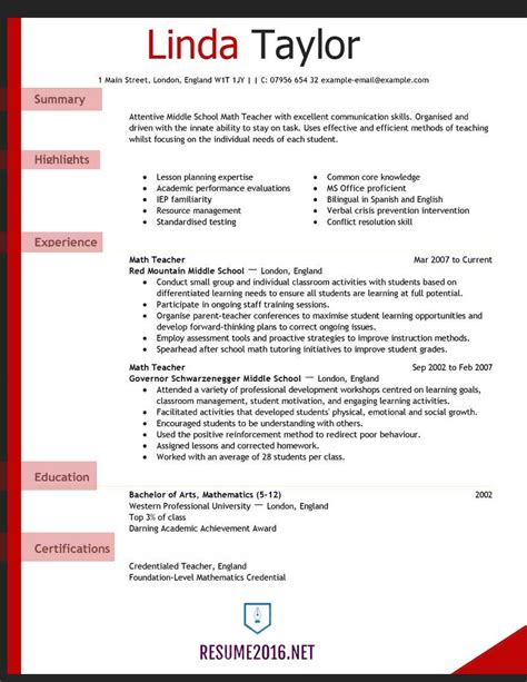 As a teacher, you will likely work with microsoft word on a daily teacher resume summary example. Teacher Resume examples 2016 for Elementary School